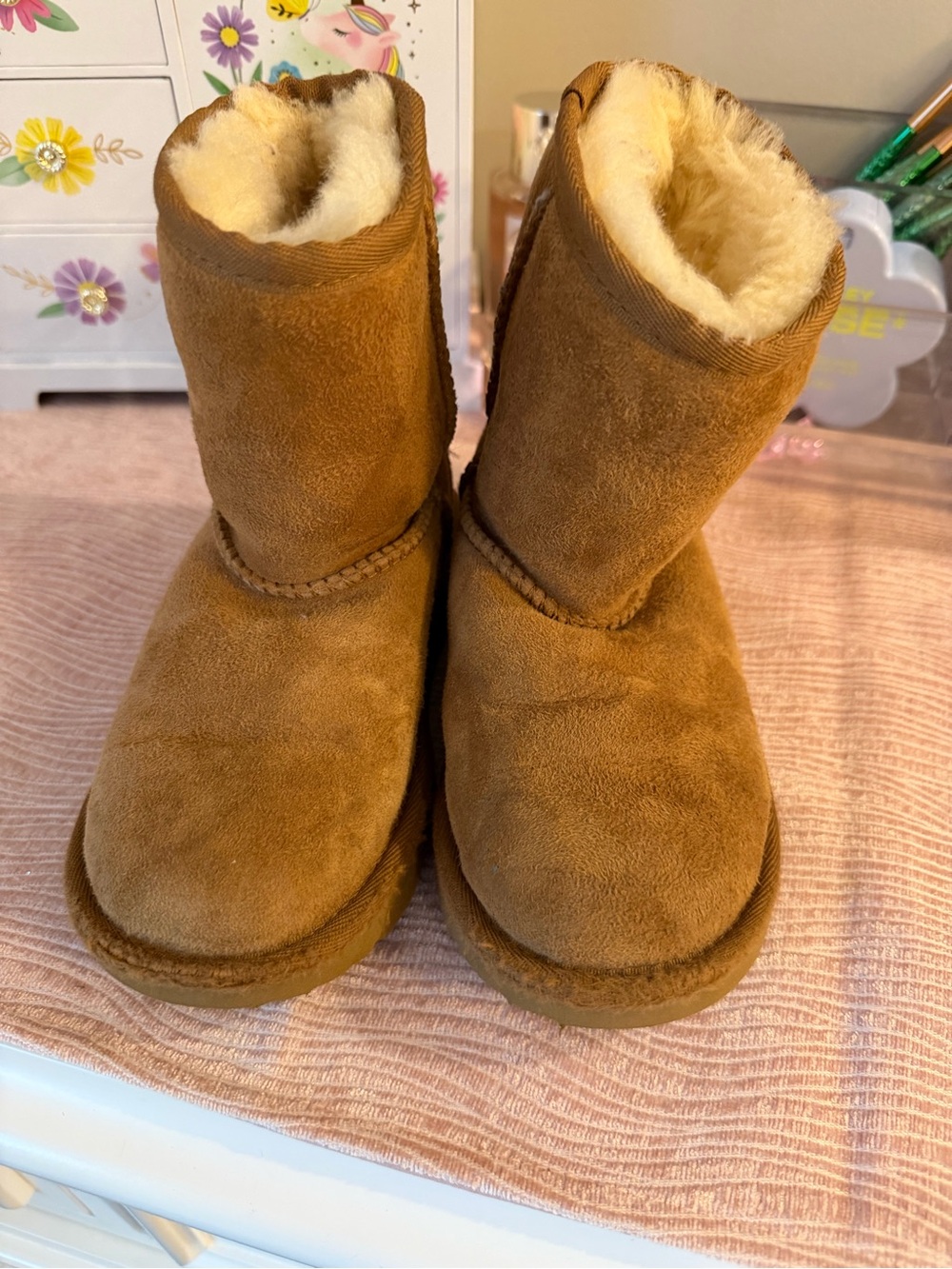 UGG Kids Chestnut Classic Shearling Boots